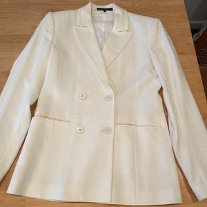 White Linen Theory Blazer - pristine condition